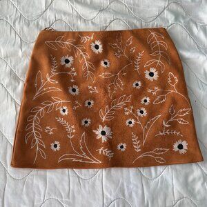 Altar'd State suede mini skirt, size medium